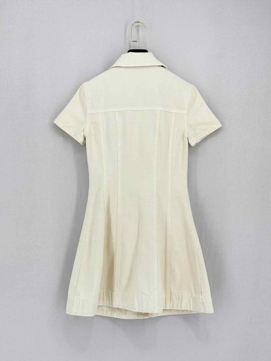 Pre-loved SELF-PORTRAIT Cream Size US 4 Short Dress at Reems Closet