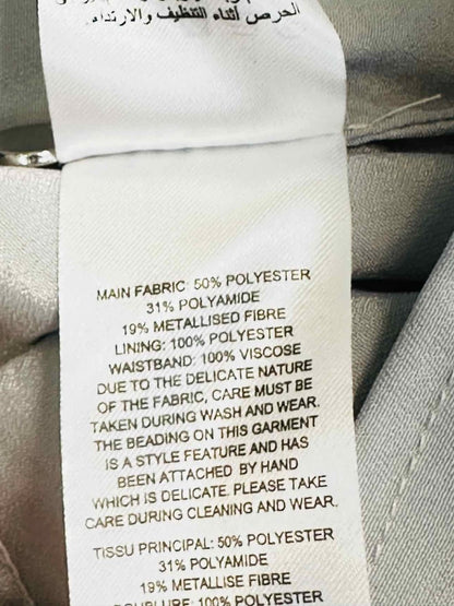 Pre - loved SELF - PORTRAIT Off Shoulder Gold & Silver Size US 4 Top at Reems Closet