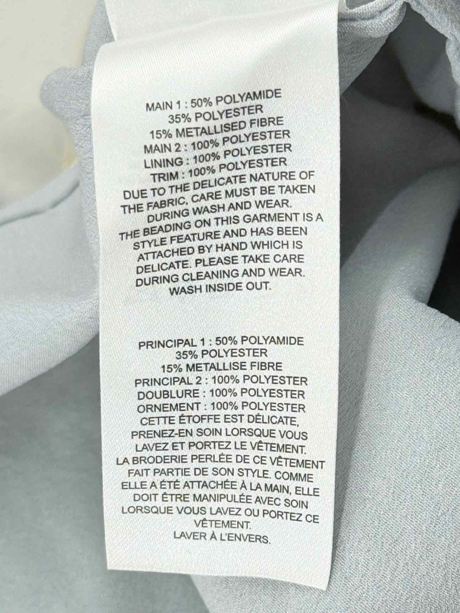 Pre - loved SELF - PORTRAIT Pale Blue Size US 4 Short Dress at Reems Closet