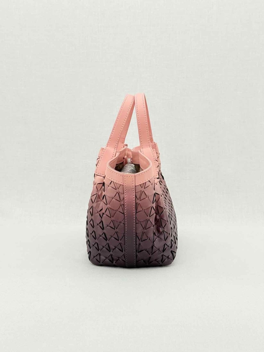 Pre - loved SERAPIAN Mini Secret Plum Mosaico Top Handle at Reems Closet