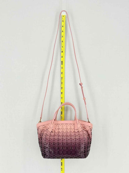 Pre - loved SERAPIAN Mini Secret Plum Mosaico Top Handle at Reems Closet