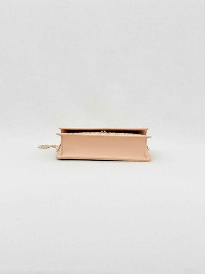 Pre - loved SERAPIAN Pochette Pink & Gold Mosaico Shoulder Bag at Reems Closet