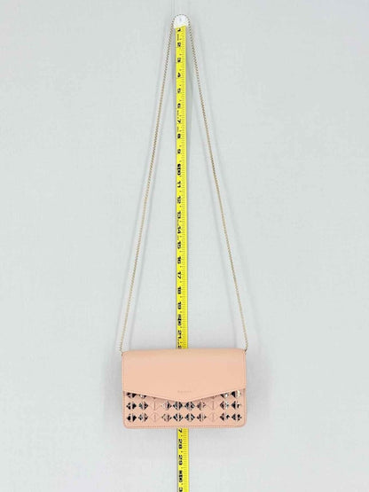 Pre - loved SERAPIAN Pochette Pink & Gold Mosaico Shoulder Bag at Reems Closet