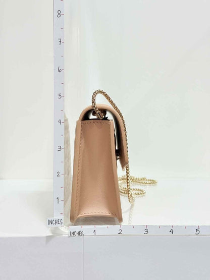 Pre - loved SERAPIAN Pochette Pink & Gold Mosaico Shoulder Bag at Reems Closet