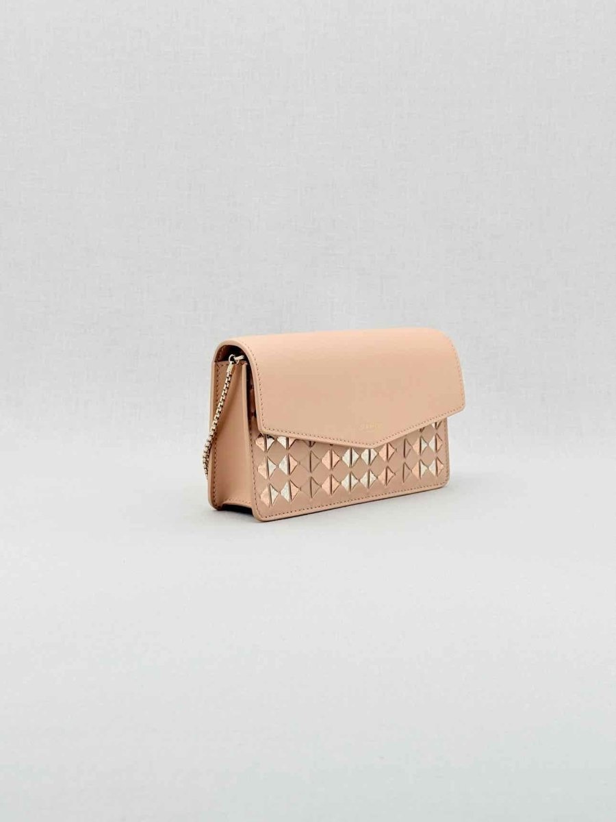 Pre - loved SERAPIAN Pochette Pink & Gold Mosaico Shoulder Bag at Reems Closet