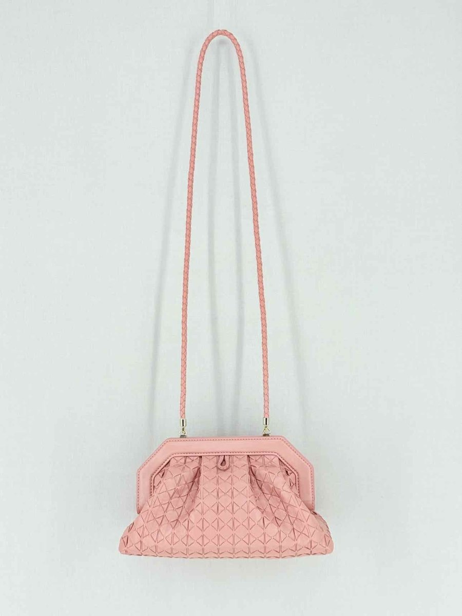 Pre - loved SERAPIAN Secret Blush Mosaico Clutch at Reems Closet