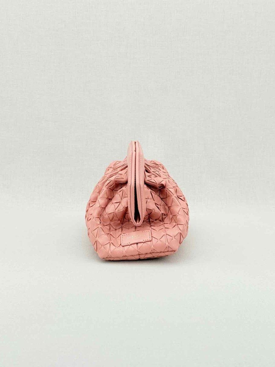 Pre - loved SERAPIAN Secret Blush Mosaico Clutch at Reems Closet