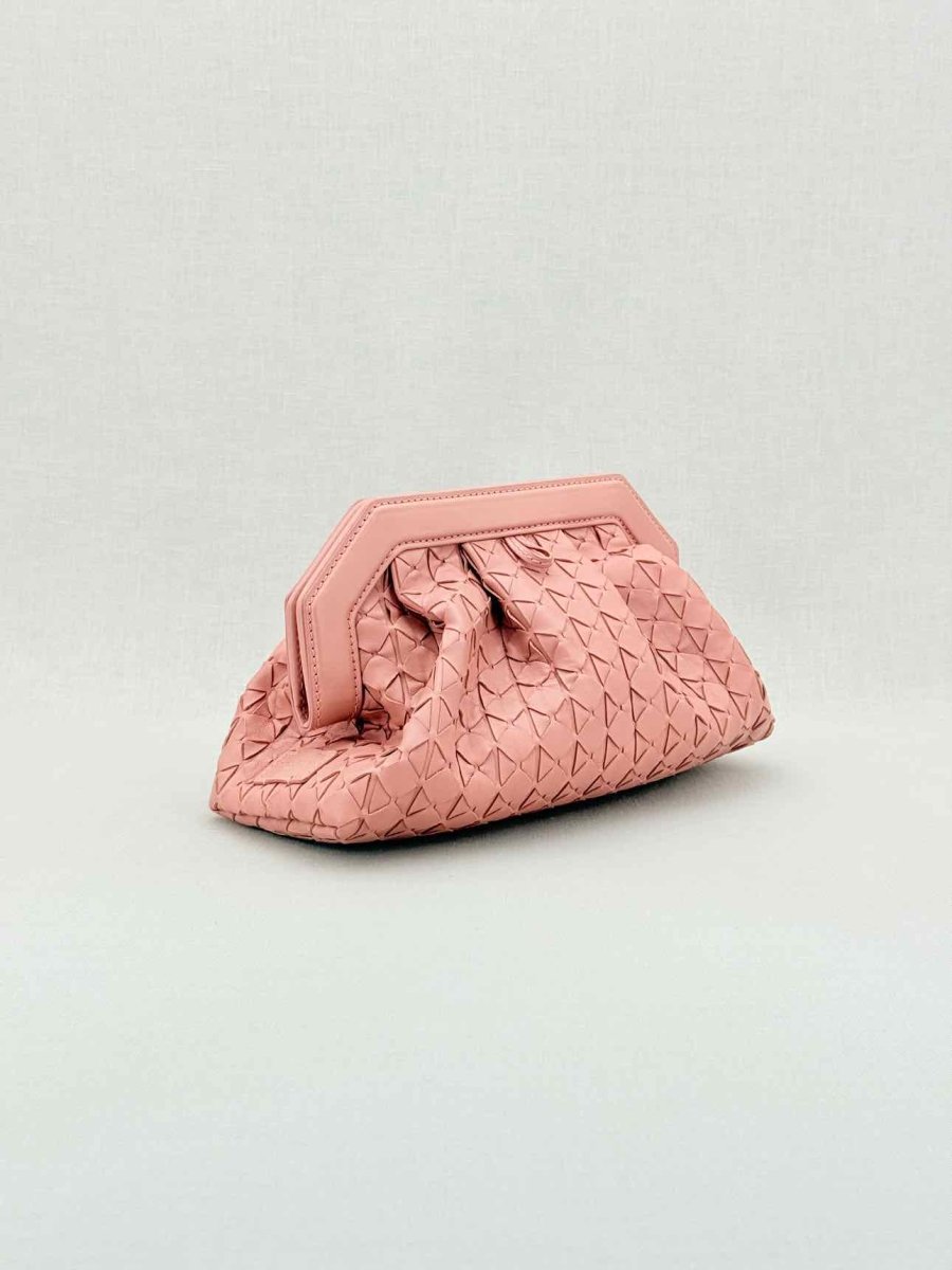 Pre - loved SERAPIAN Secret Blush Mosaico Clutch at Reems Closet