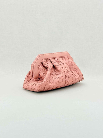 Pre - loved SERAPIAN Secret Blush Mosaico Clutch at Reems Closet