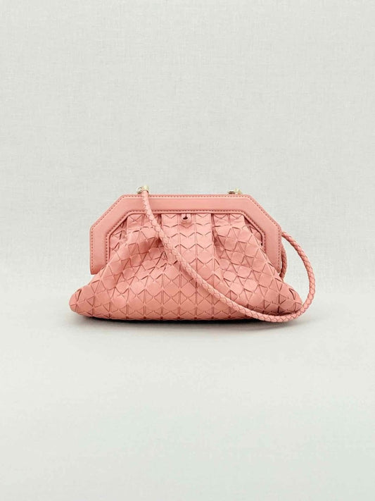 Pre - loved SERAPIAN Secret Blush Mosaico Clutch at Reems Closet