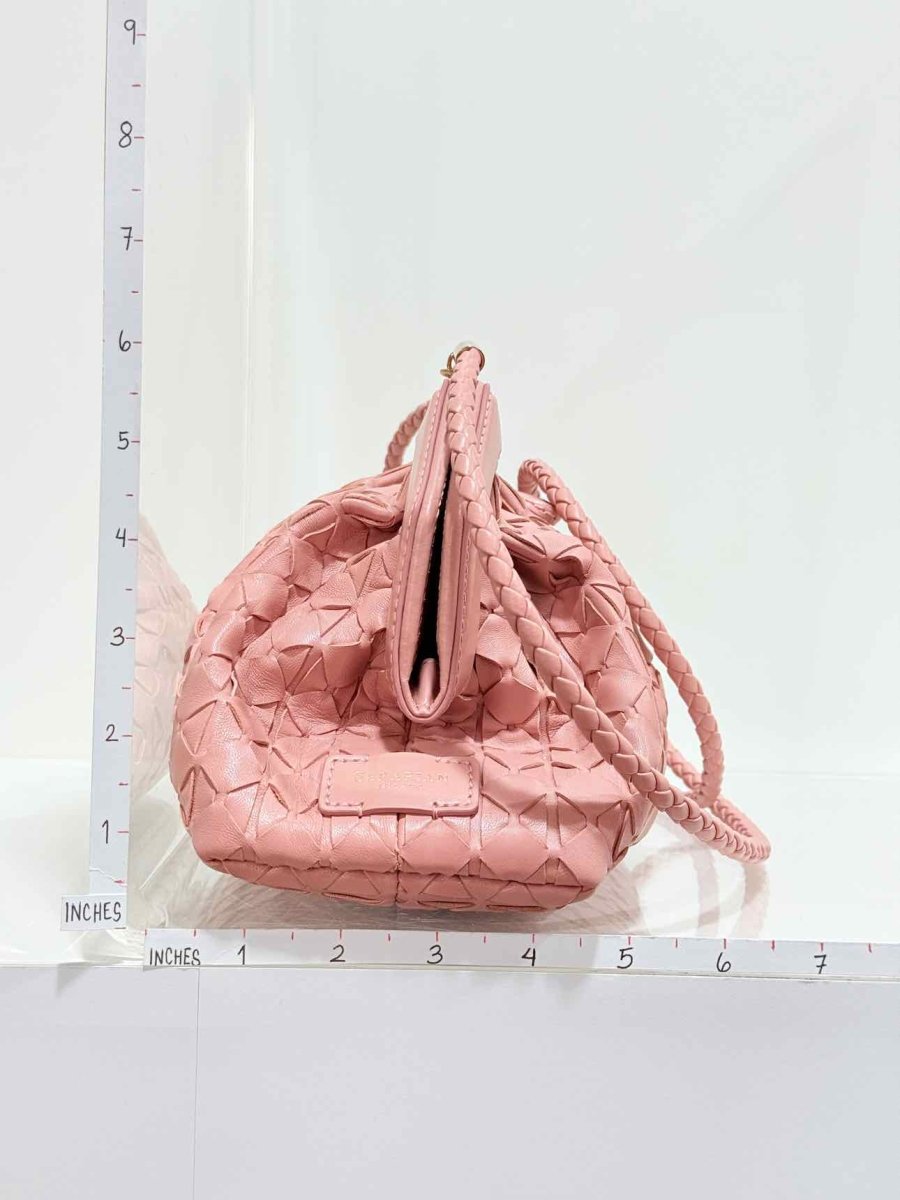 Pre - loved SERAPIAN Secret Blush Mosaico Clutch at Reems Closet