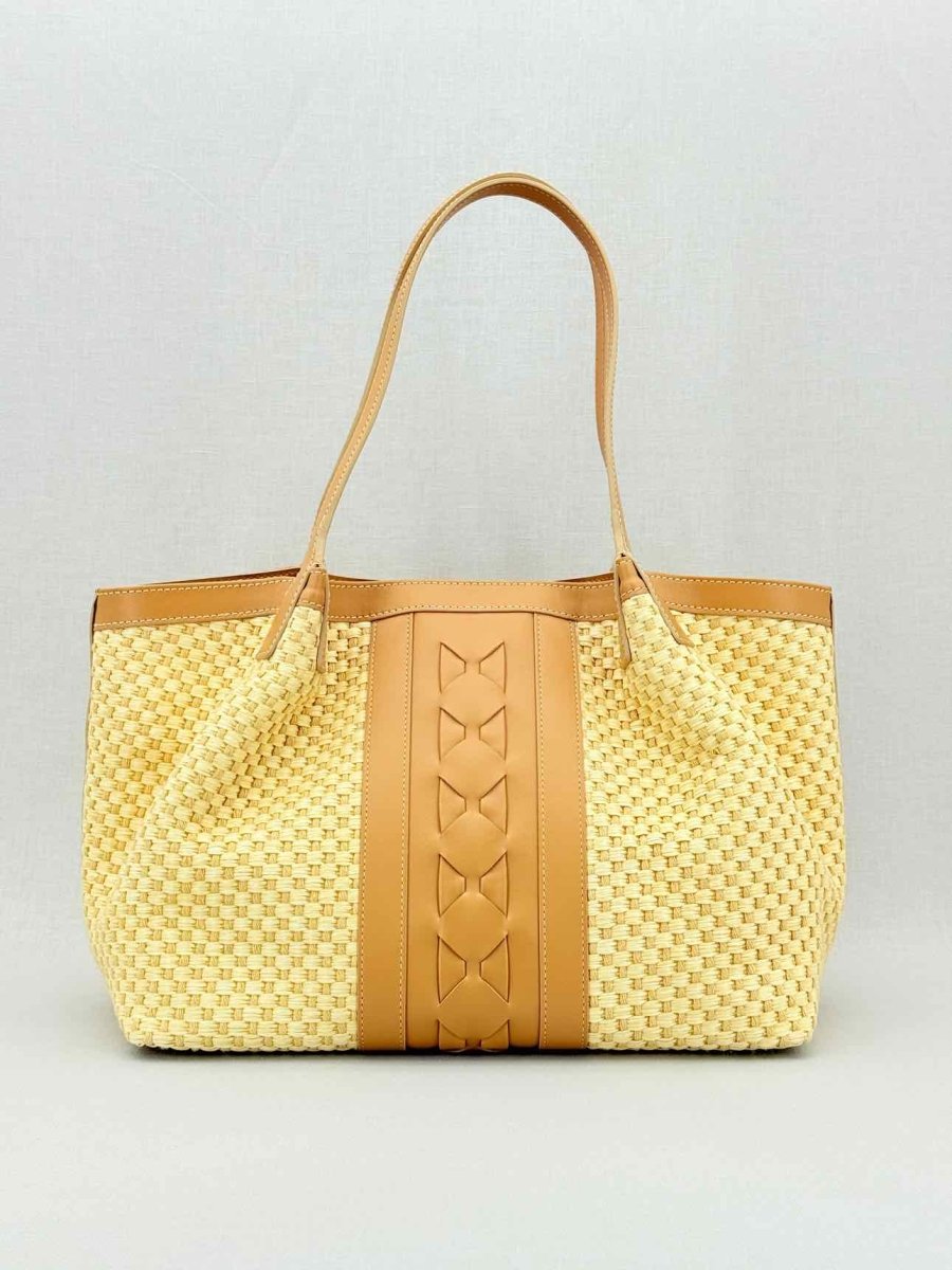 Pre - loved SERAPIAN Small Secret Natural Tote Bag at Reems Closet