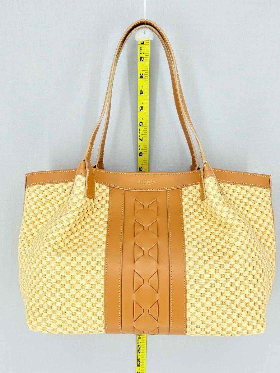 Pre - loved SERAPIAN Small Secret Natural Tote Bag at Reems Closet