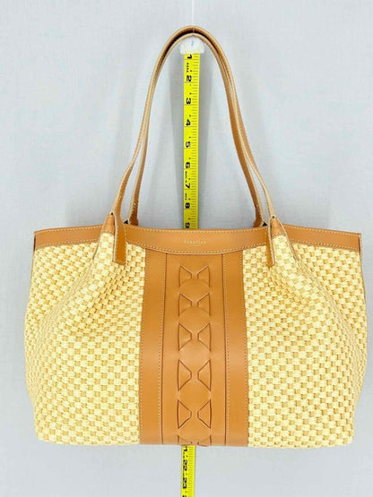 Pre - loved SERAPIAN Small Secret Natural Tote Bag at Reems Closet