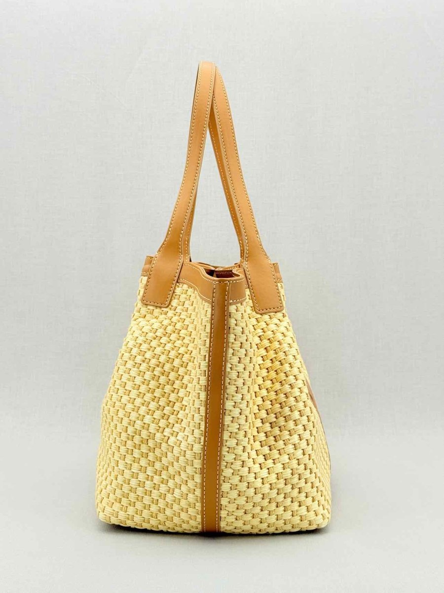 Pre - loved SERAPIAN Small Secret Natural Tote Bag at Reems Closet