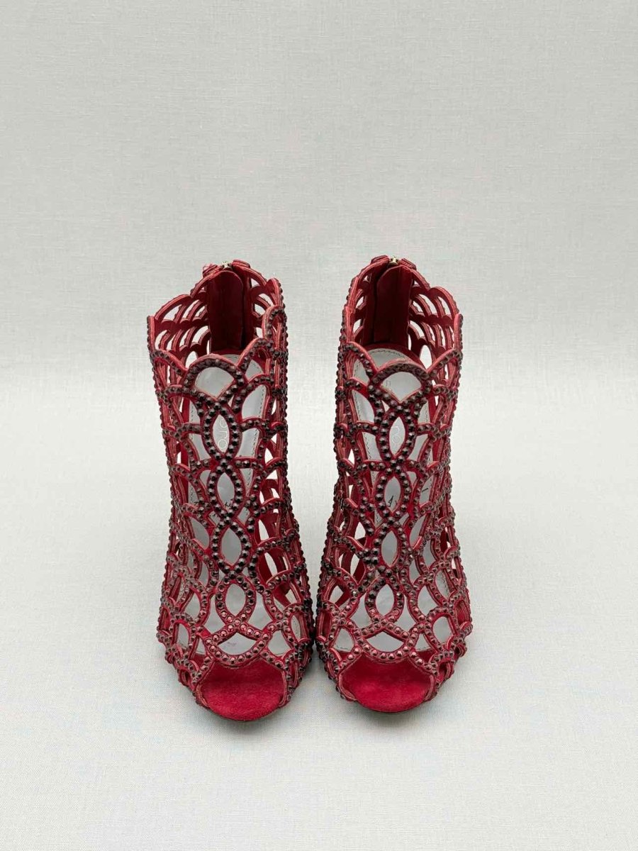 Pre - loved SERGIO ROSSI Mermaid Red Size EU 36 Heeled Sandals at Reems Closet