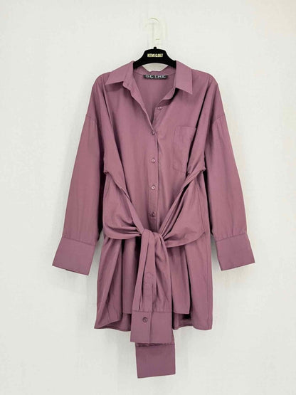 Pre - loved SETRE Burgundy Size Large Shirt at Reems Closet