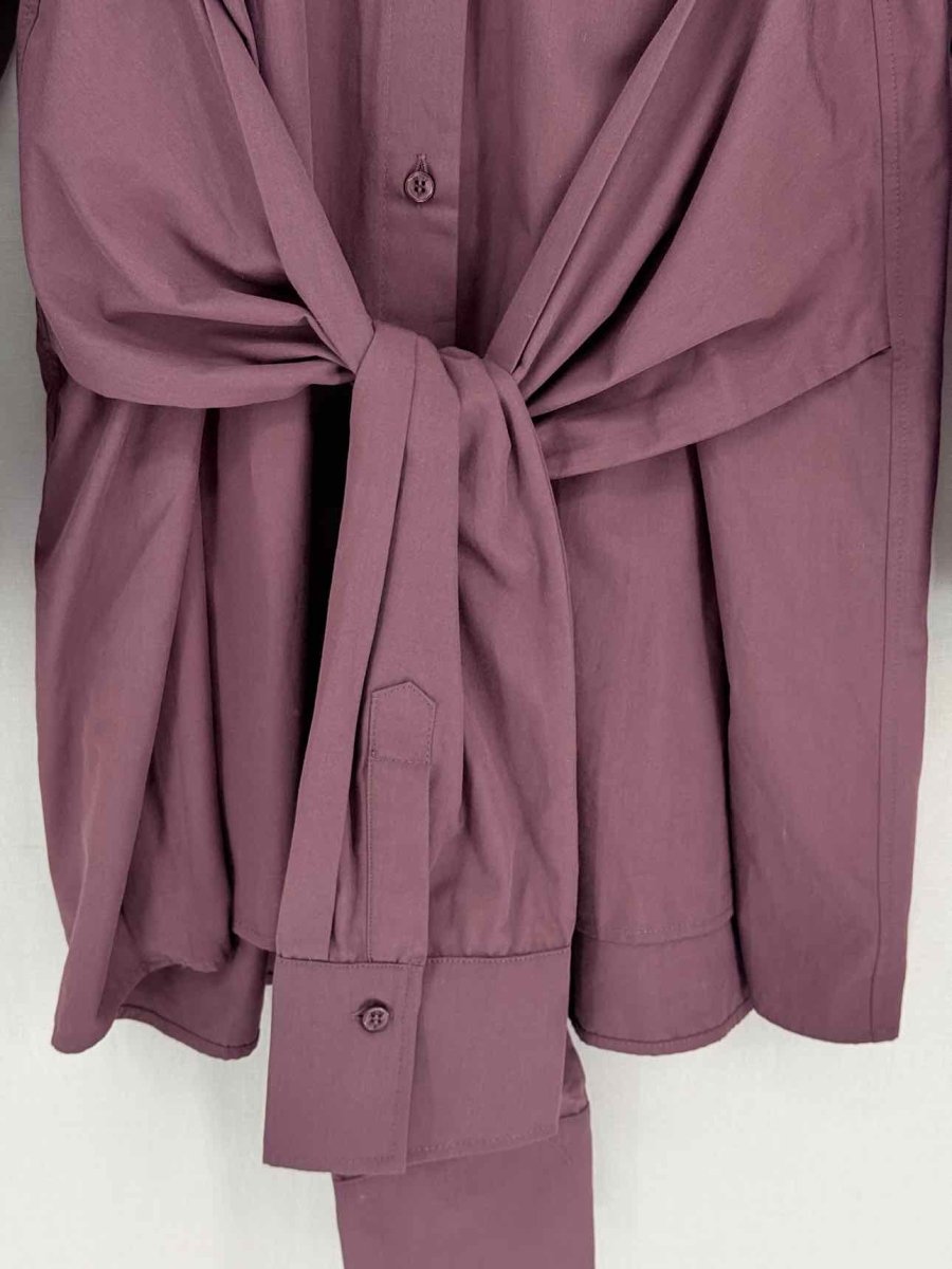 Pre - loved SETRE Burgundy Size Large Shirt at Reems Closet