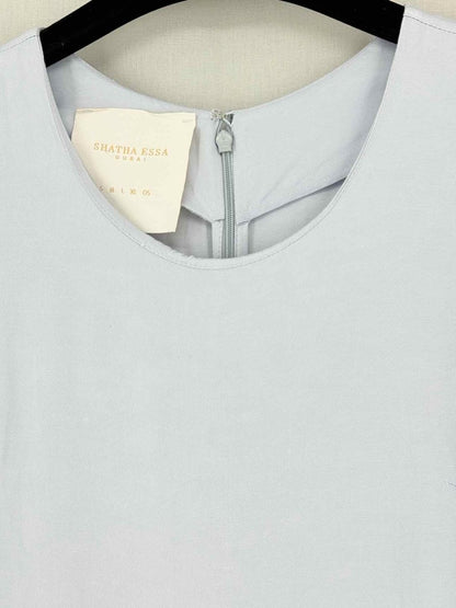 Pre - loved SHATHA ESSA Light Blue Size Medium Jumpsuit at Reems Closet