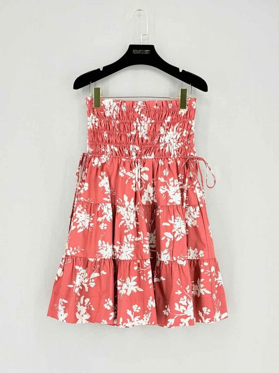 Pre - loved SHONAJOY Pink & Beige Size US 4 Short Dress at Reems Closet