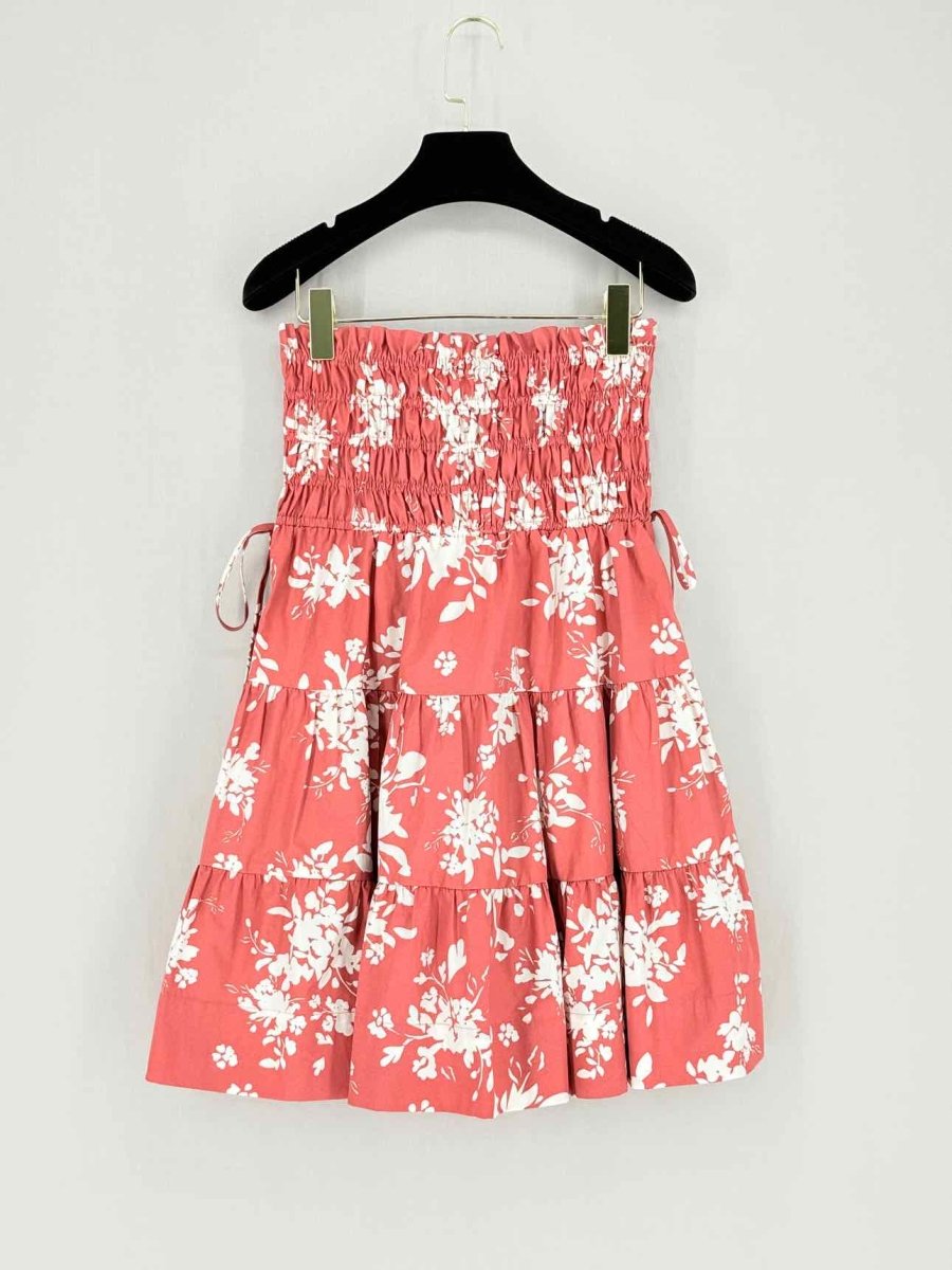 Pre - loved SHONAJOY Pink & Beige Size US 4 Short Dress at Reems Closet