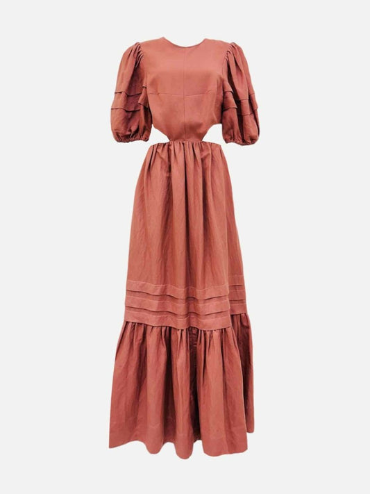 Pre - loved SHONAJOY Vega Dusky Pink Midi Dress at Reems Closet