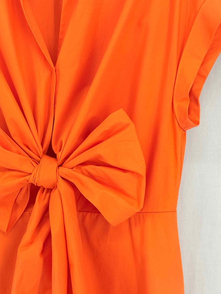Pre - loved SILVIA TCHERASSI Orange Size Large Midi Dress at Reems Closet