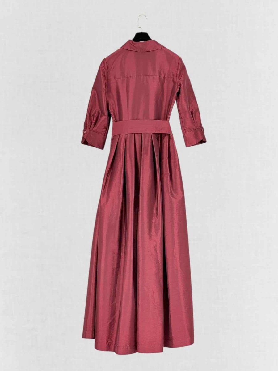 Pre - loved SIMKHAI Burgundy Size US 4 Midi Dress at Reems Closet