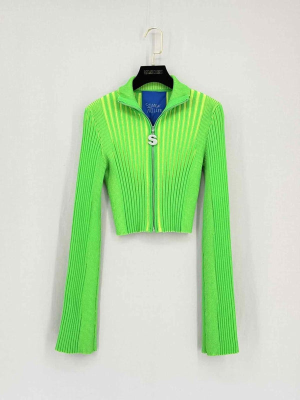 Pre-loved SIMON MILLER Peep Neon Green Size XSmall Jacket at Reems Closet