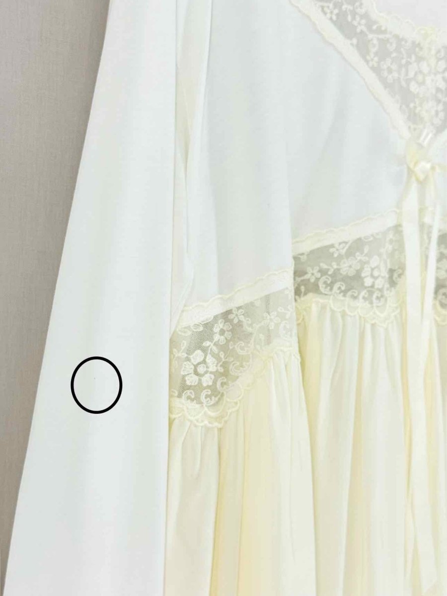 Pre - loved SIMONE ROCHA Beige & White Size Small Midi Dress at Reems Closet