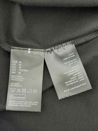 Pre - loved SIMONE ROCHA Black Lace Detail Size Medium Midi Dress at Reems Closet