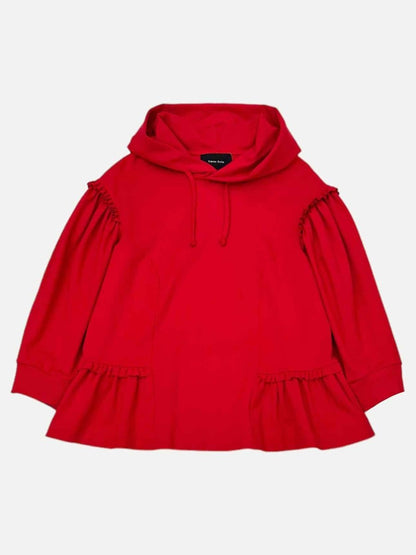 Pre - loved SIMONE ROCHA Hoodie Red Size Medium Outfit Set at Reems Closet