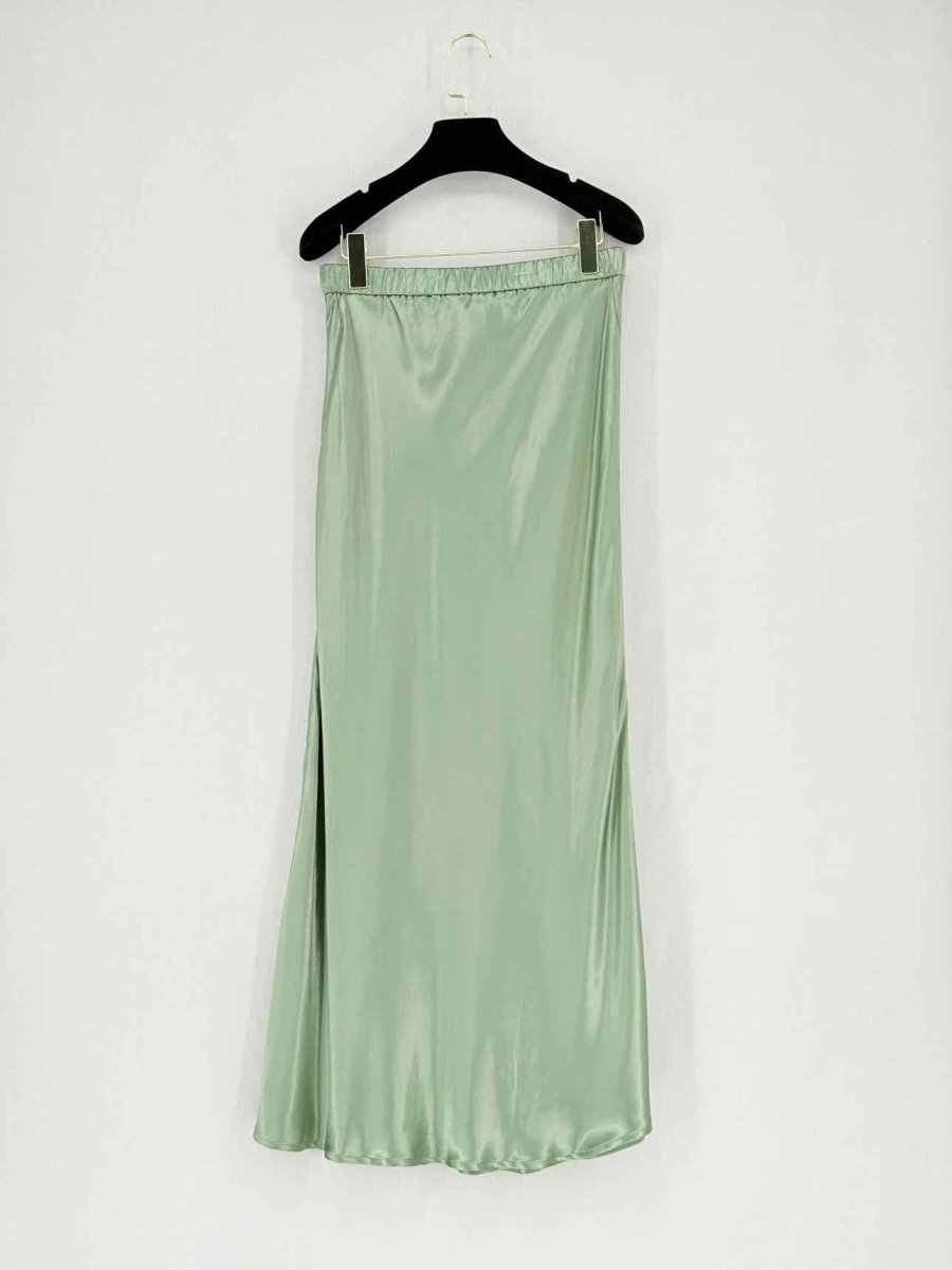Pre - loved SINEAD KEARY Mint Green Size Small Long Skirt at Reems Closet