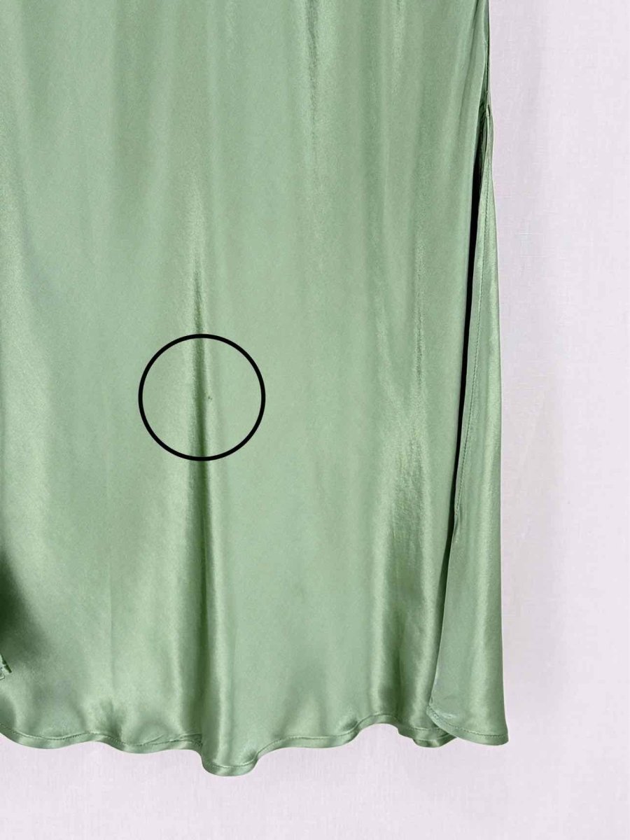 Pre - loved SINEAD KEARY Mint Green Size Small Long Skirt at Reems Closet