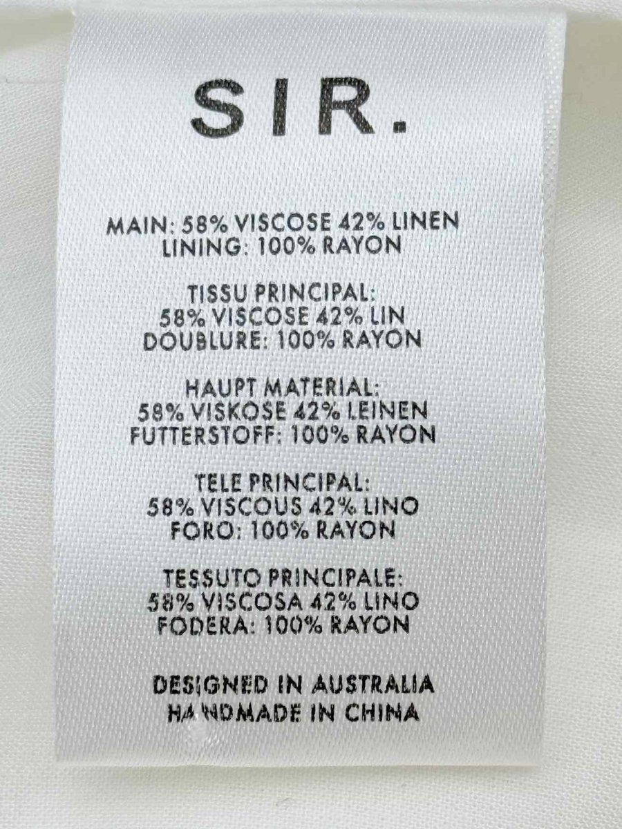 Pre - loved SIR. Cream Size US 2 Outfit Set at Reems Closet