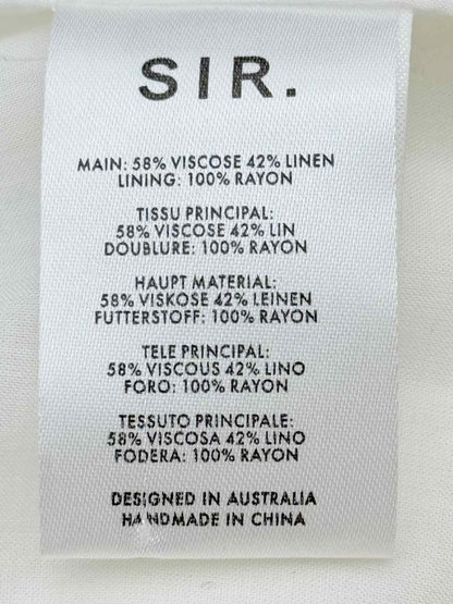 Pre - loved SIR. Cream Size US 2 Outfit Set at Reems Closet