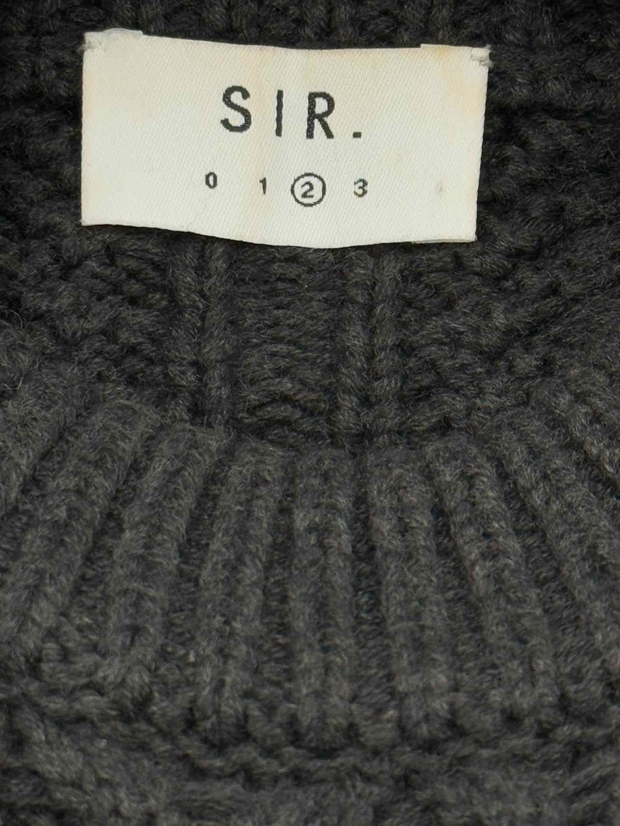 Pre - loved SIR. Dark Grey Size US 6 Sweater at Reems Closet