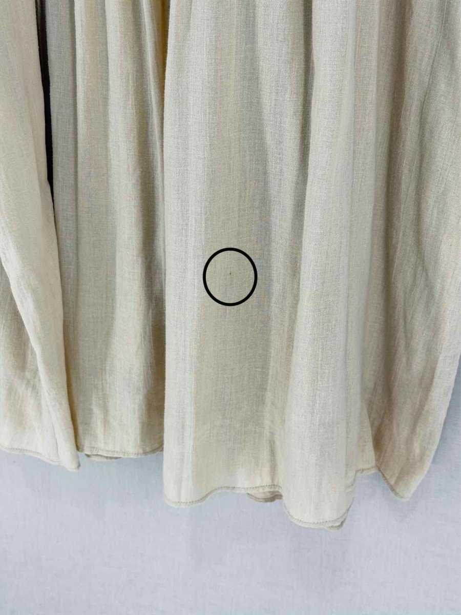 Pre - loved SKALL STUDIO Beige Size US 4 Midi Dress at Reems Closet