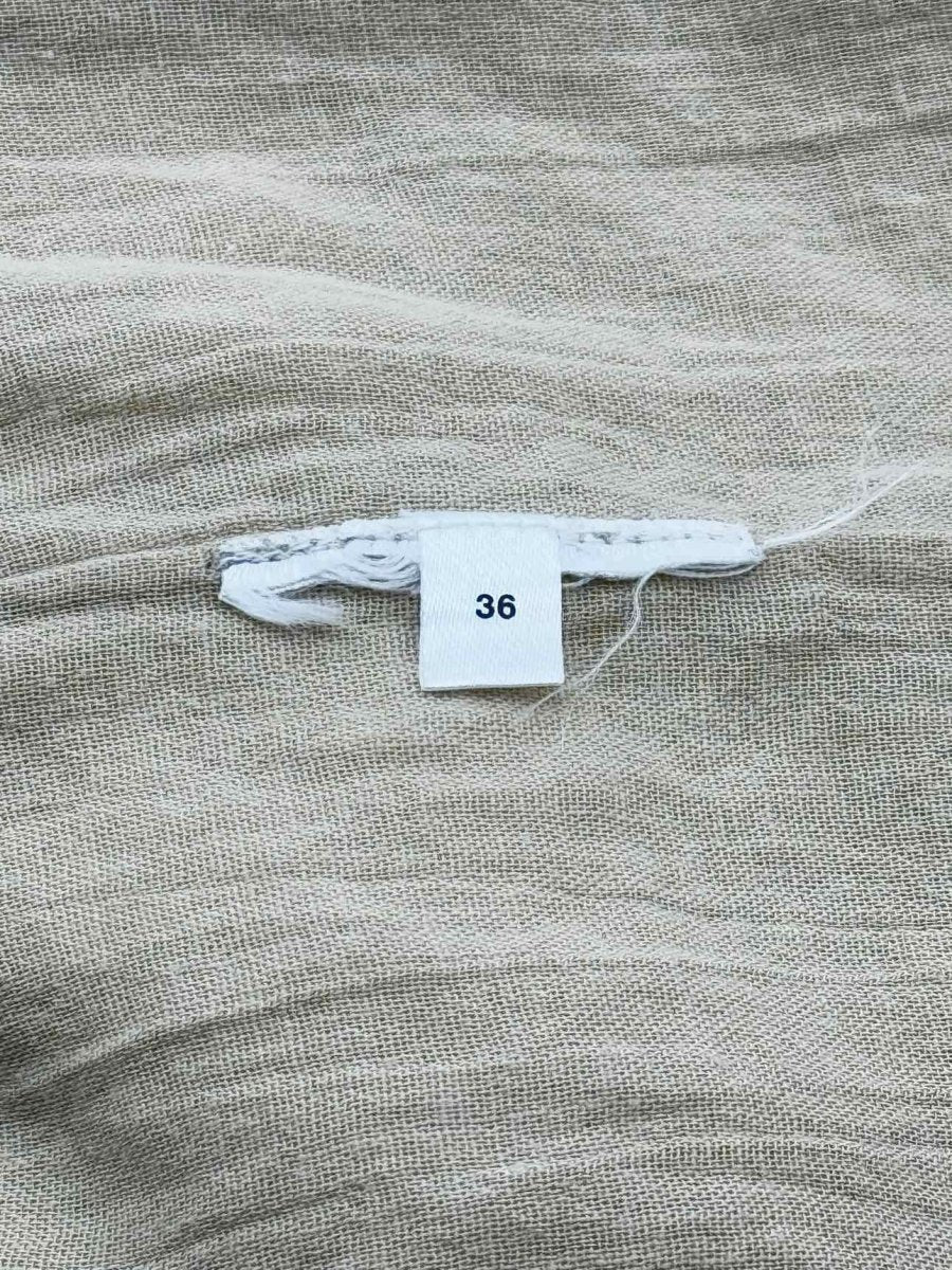 Pre - loved SKALL STUDIO Beige Size US 4 Midi Dress at Reems Closet