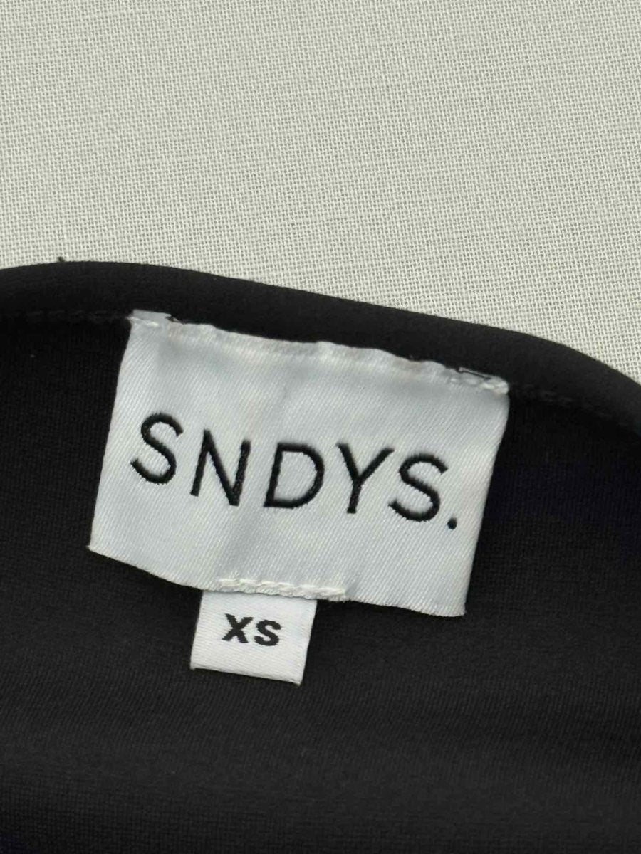 Pre-loved SNDYS Maya Bubble Black Size XSmall Short Dress at Reems Closet