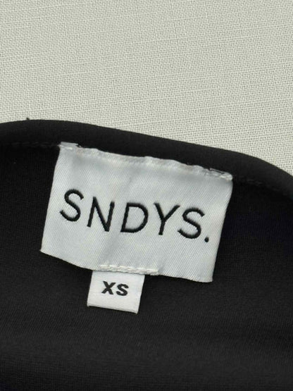 Pre-loved SNDYS Maya Bubble Black Size XSmall Short Dress at Reems Closet