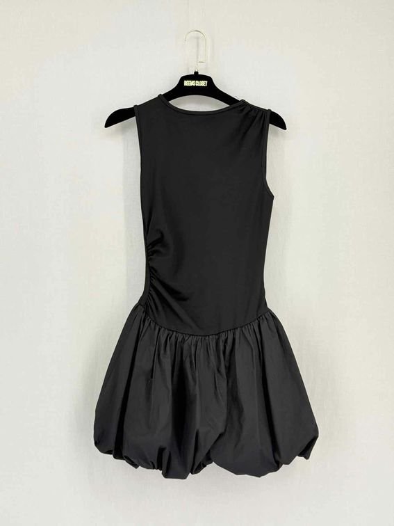 Pre-loved SNDYS Maya Bubble Black Size XSmall Short Dress at Reems Closet