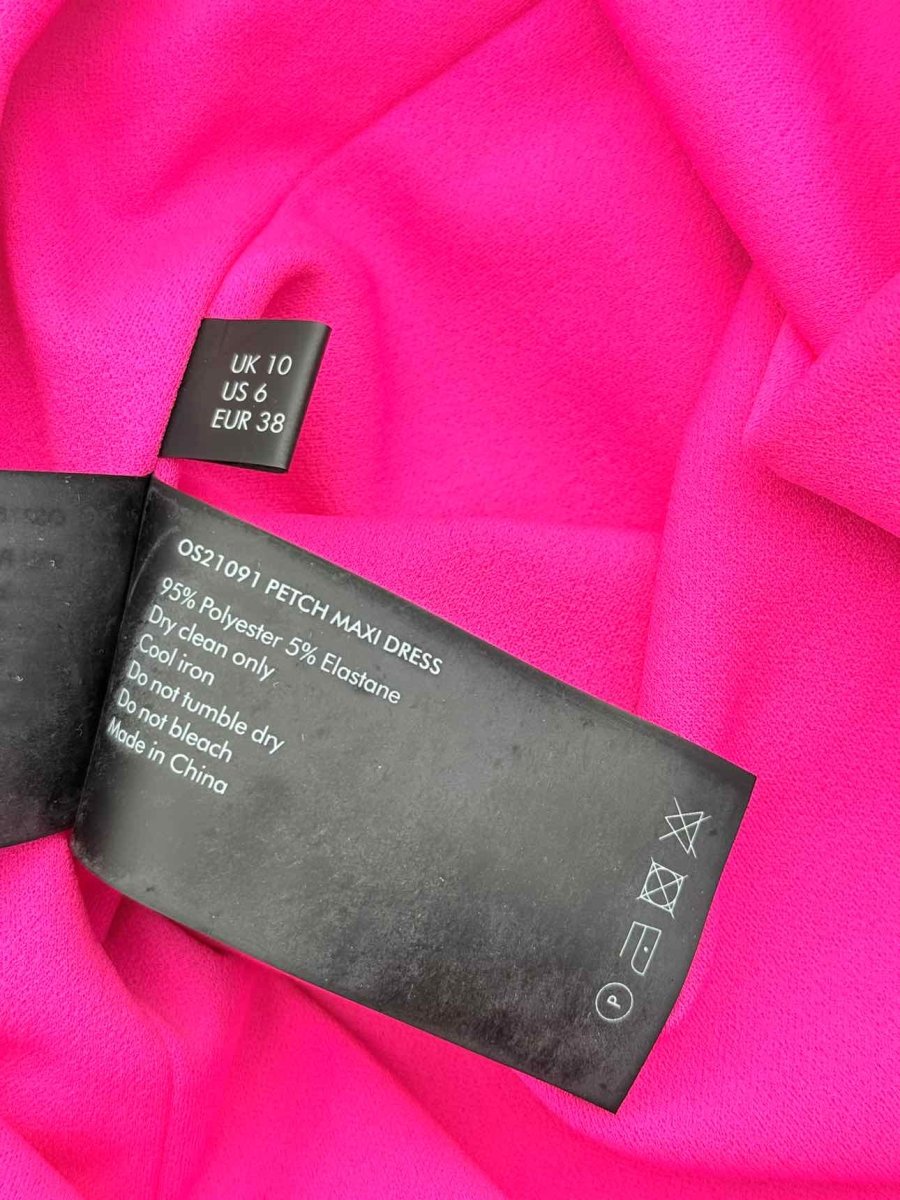Pre-loved SOLACE LONDON Petch Pink Size US 6 Midi Dress at Reems Closet
