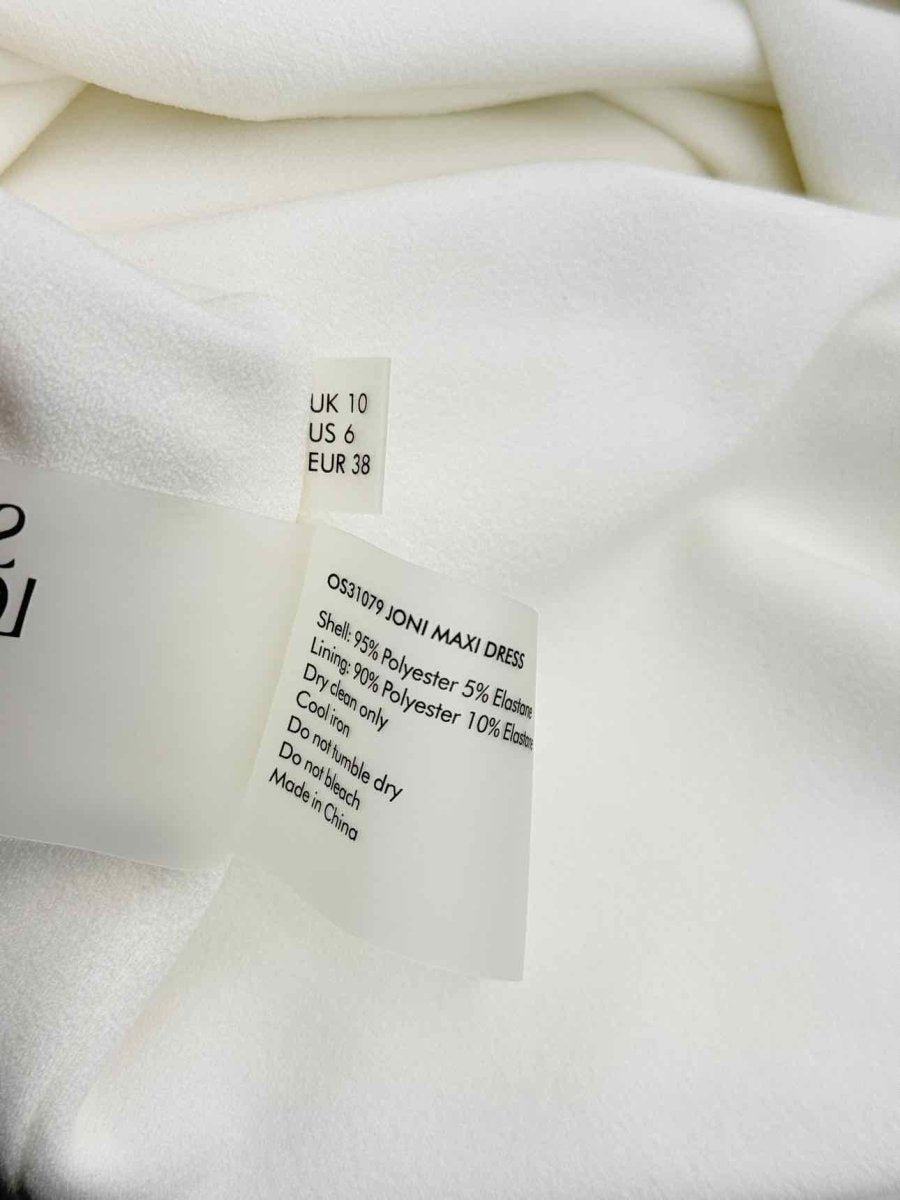 Pre-loved SOLACE LONDON White Size US 6 Long Dress at Reems Closet