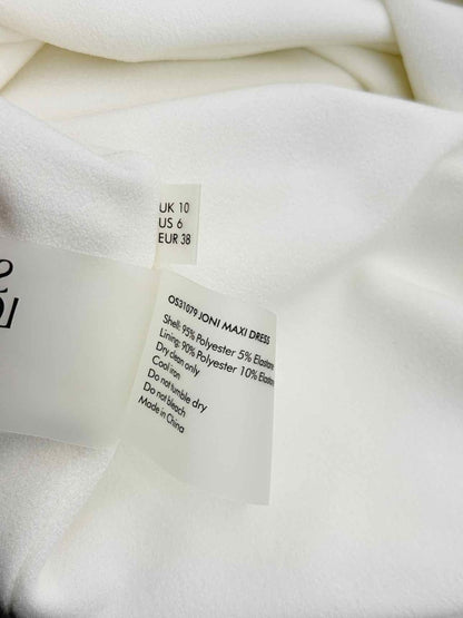 Pre-loved SOLACE LONDON White Size US 6 Long Dress at Reems Closet