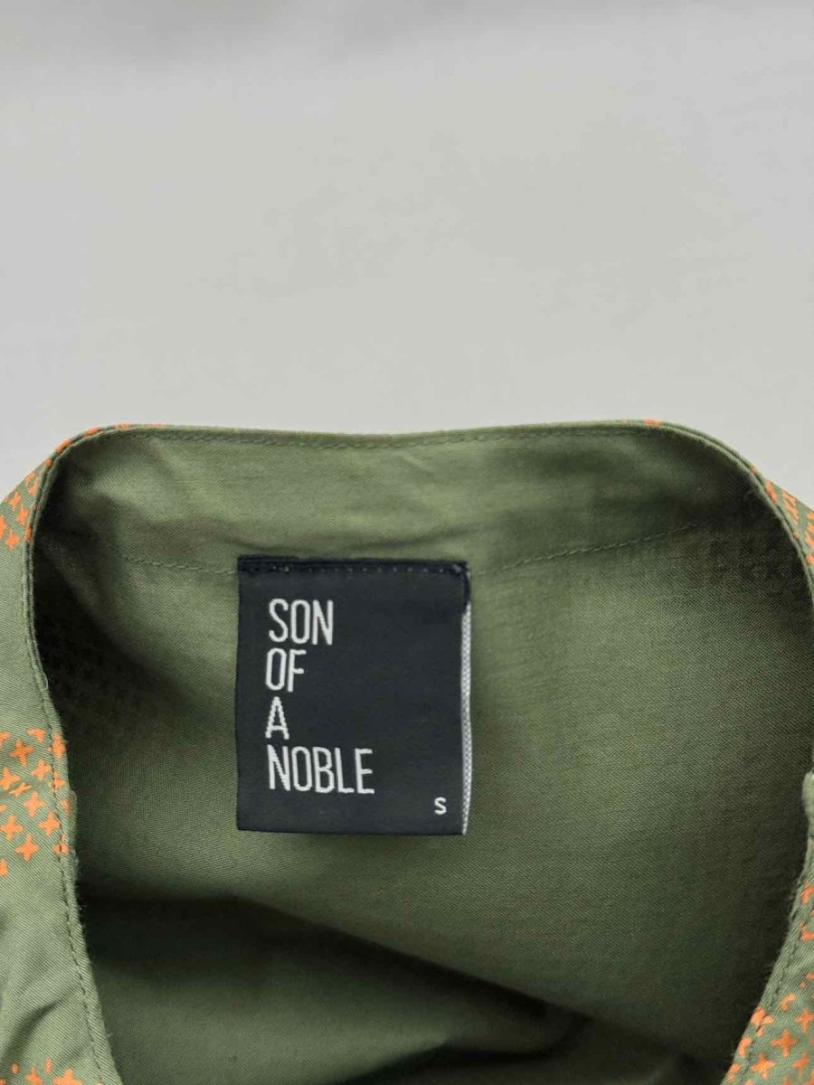 Pre-loved SON OF A NOBLE Zeba Green Size Small Midi Dress at Reems Closet
