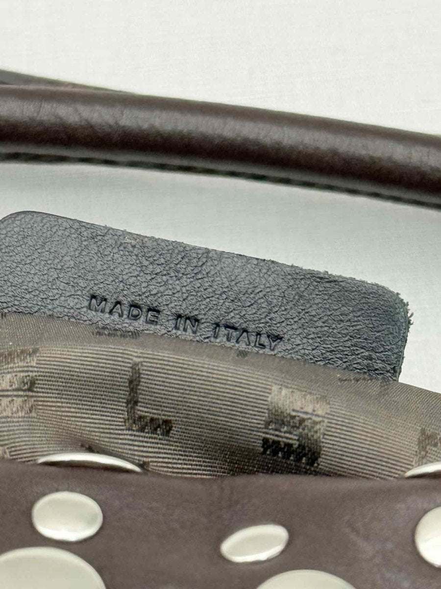 Pre-loved SONIA RYKIEL Domino Brown Shoulder Bag at Reems Closet