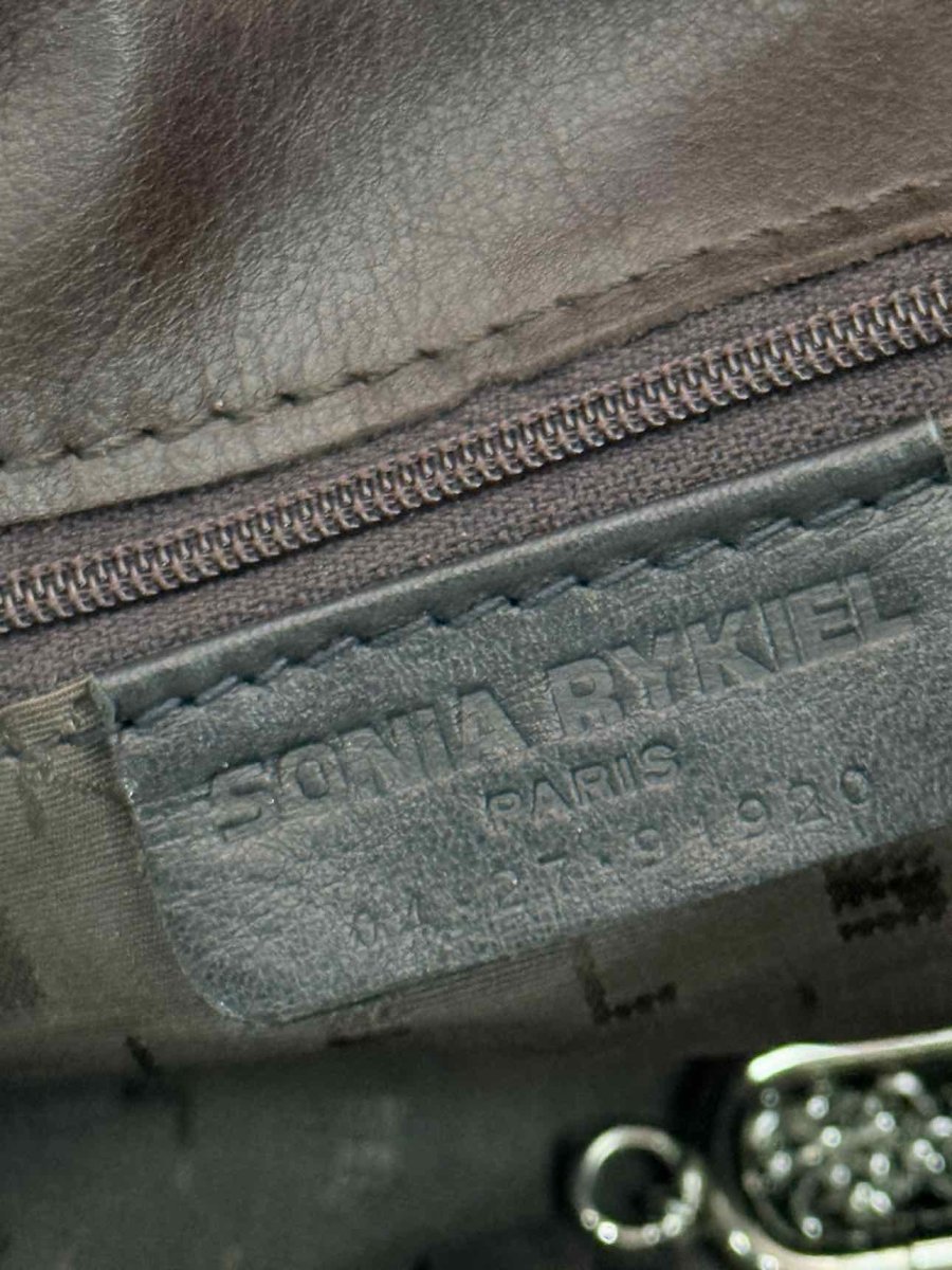 Pre-loved SONIA RYKIEL Domino Brown Shoulder Bag at Reems Closet
