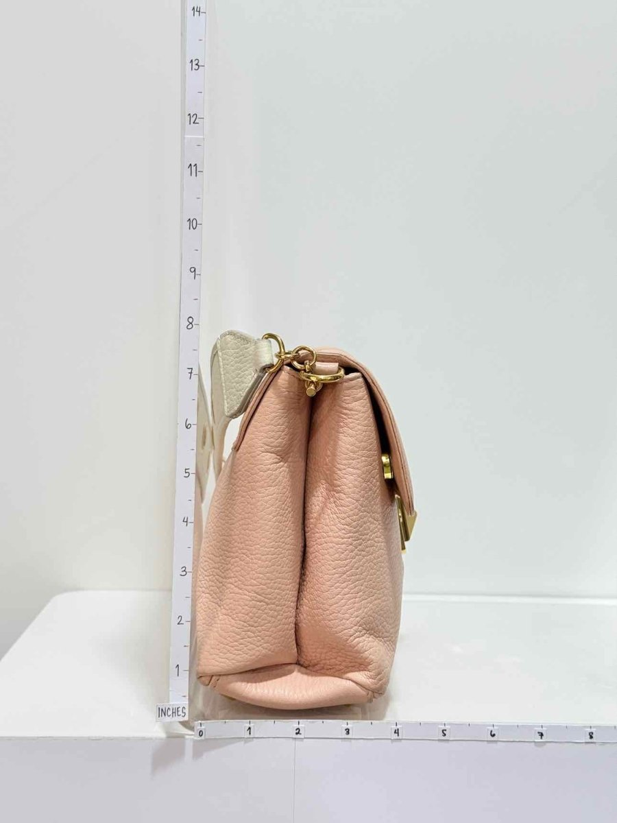 Pre - loved SONIA RYKIEL Peach Shoulder Bag at Reems Closet