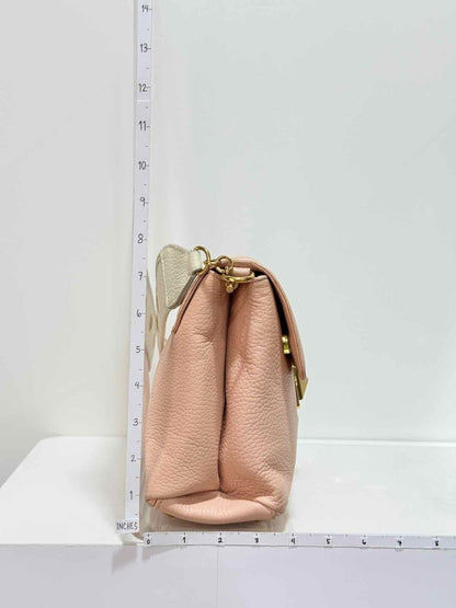 Pre - loved SONIA RYKIEL Peach Shoulder Bag at Reems Closet